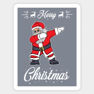 Dabbing Santa Sticker